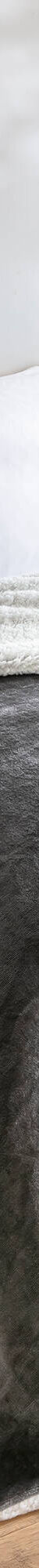 Couverture double face polaire et sherpa (anthracite) Couverture double face polaire et sherpa (anthracite)